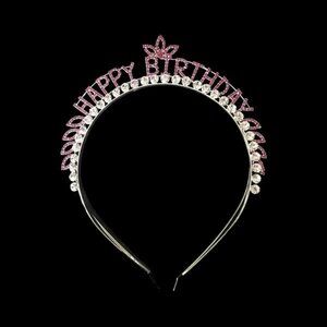 Rhinestone Happy Birthday Headband
